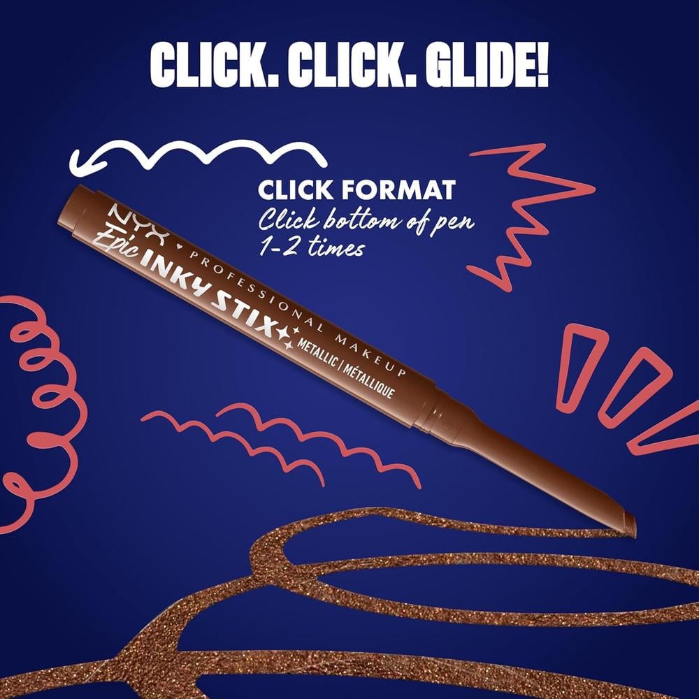 NYX EPIC INKY STIX DELINEADOR DE OJOS | 03 COBRE CINÉTICO - 4