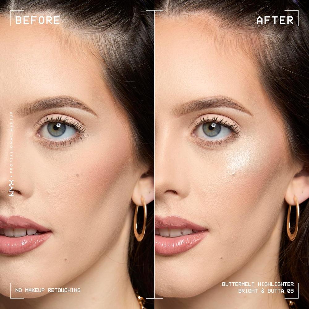 NYX BUTTERMELT ILUMINADOR EN POLVO | 05 BRIGHT AND BUTTA - 2