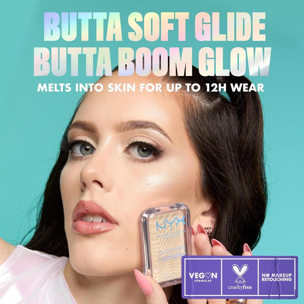 NYX BUTTERMELT ILUMINADOR EN POLVO | 05 BRIGHT AND BUTTA - 3