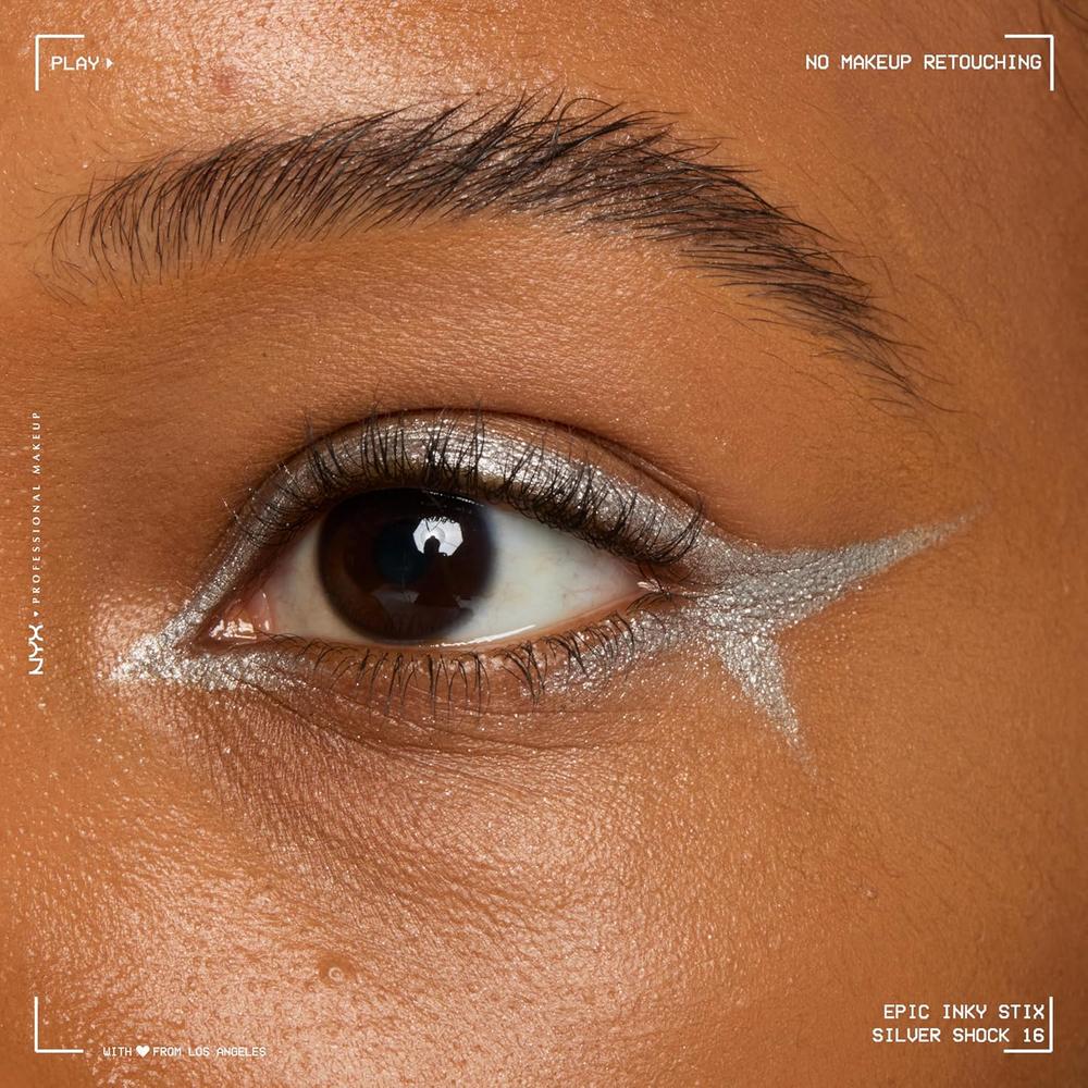 NYX EPIC INKY STIX DELINEADOR DE OJOS | 16 SILVER SHOCK - 2