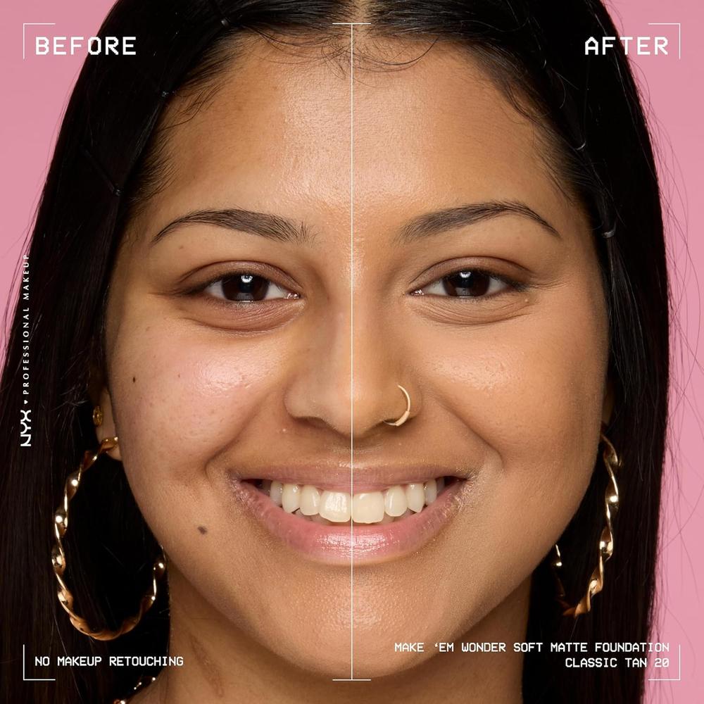 NYX MAKE 'EM WONDER BASE LÍQUIDA | 20 CLASSIC TAN - 3