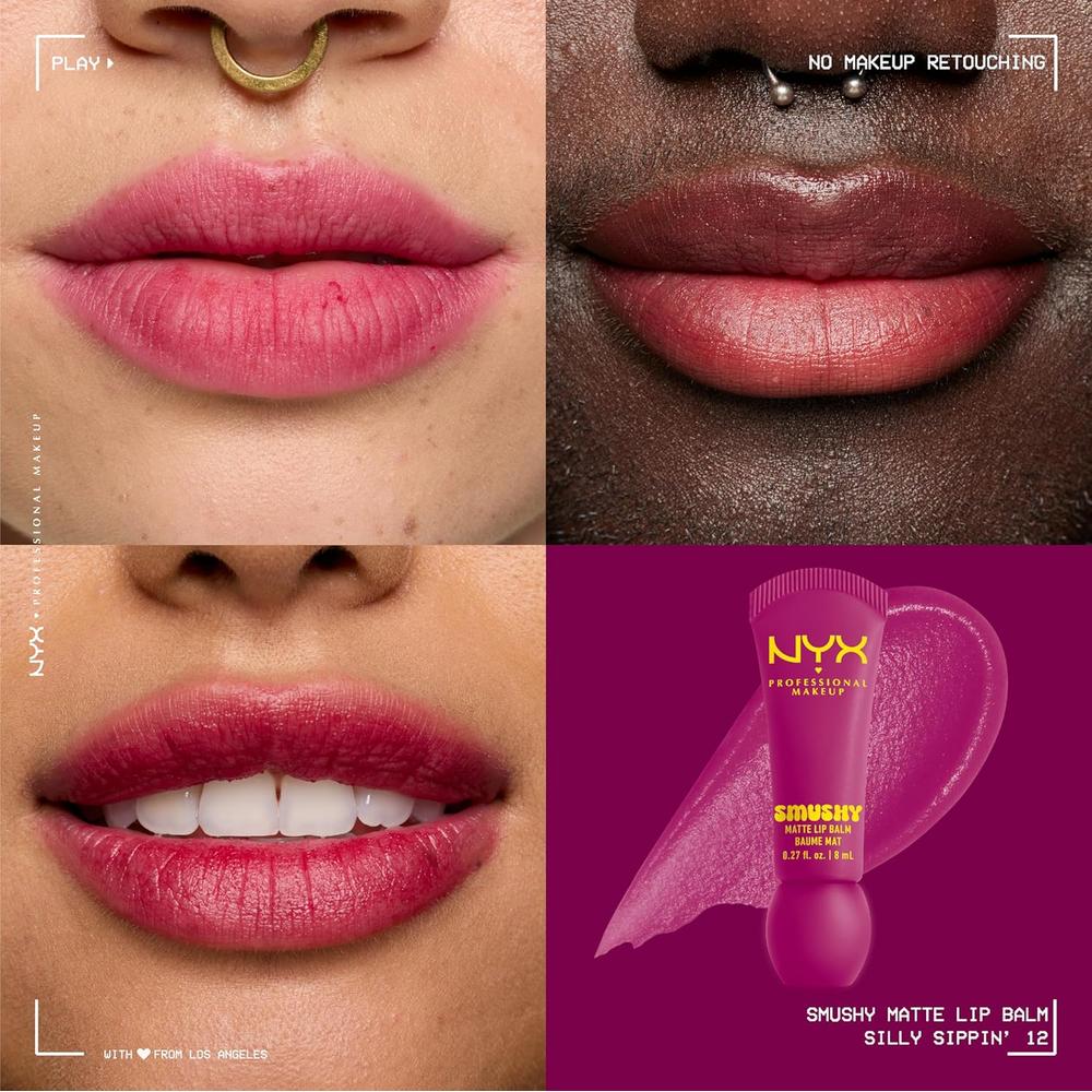 NYX SOFT MATTE LIP BALM | 12 SILLY SIPPIN - 2