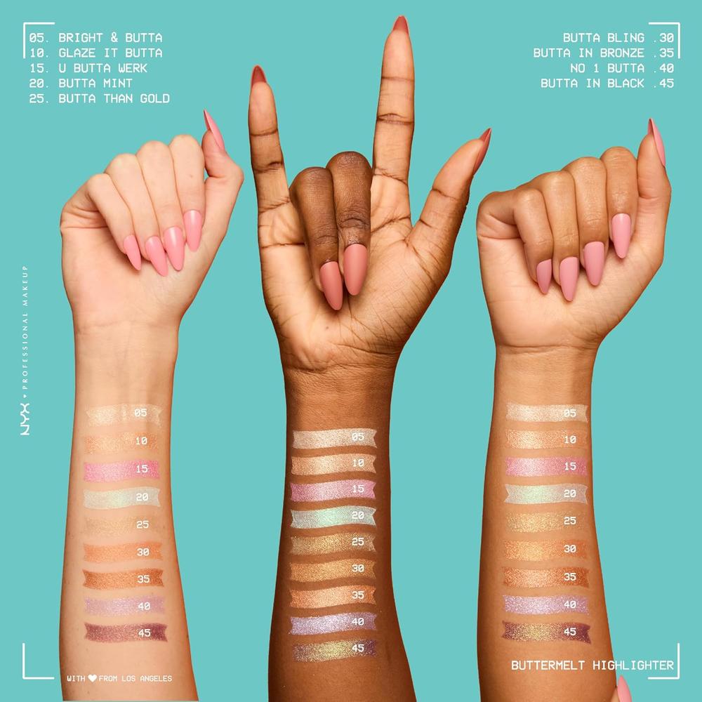 NYX BUTTERMELT ILUMINADOR EN POLVO | 40 NO. 1 BUTTA - 5