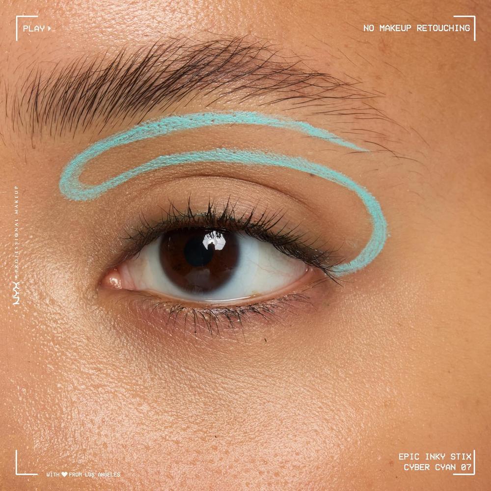 NYX EPIC INKY STIX DELINEADOR DE OJOS | 07 CYBER CYAN - 2