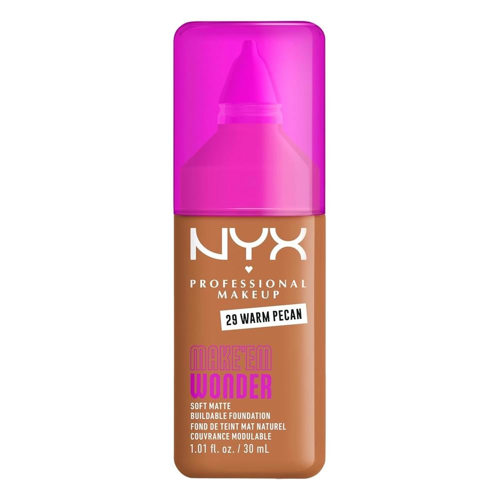 NYX MAKE 'EM WONDER BASE LÍQUIDA | 29 WARM PECAN - 1