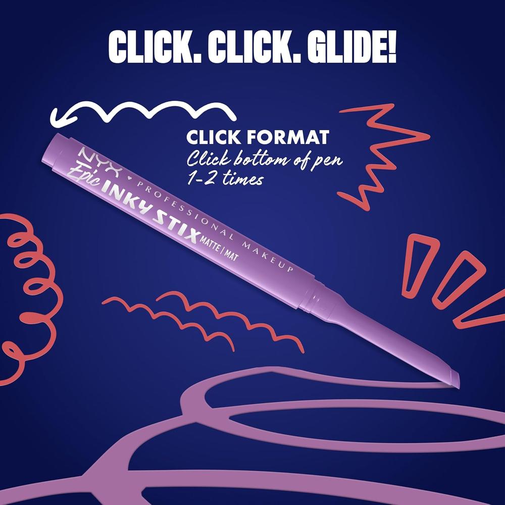 NYX EPIC INKY STIX DELINEADOR DE OJOS | 09 LAVENDER LINK - 4