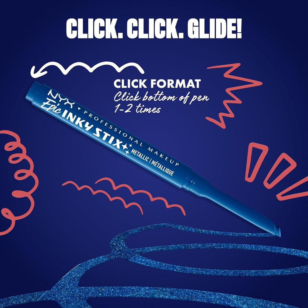 NYX EPIC INKY STIX DELINEADOR DE OJOS | 08 TURBO TEAL - 4