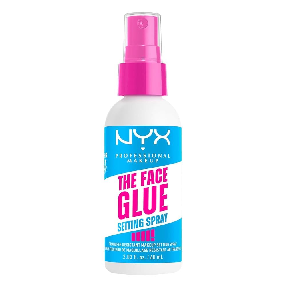 NYX THE FACE GLUE SETTING SPRAY FIJADOR DE MAQUILLAJE | RESISTENTE AL AGUA - 1