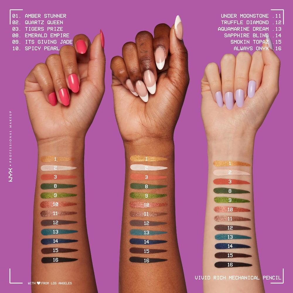 NYX LÁPIZ DE OJOS MECÁNICO | 10 SPICY PEARL - 5