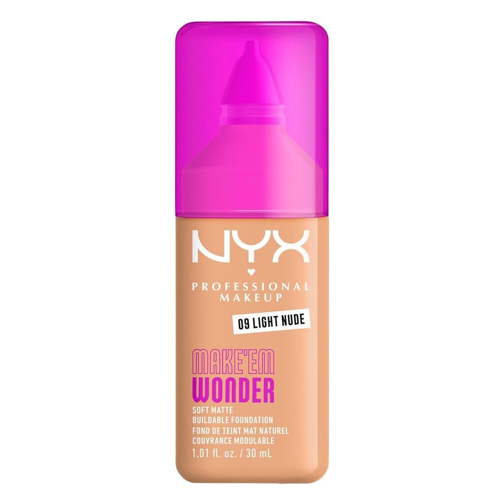 NYX MAKE 'EM WONDER BASE LÍQUIDA | 09 LIGHT NUDE - 1