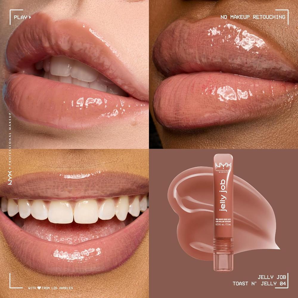 NYX JELLY JOB BRILLO DE LABIOS | 04 TOAST N' JELLY - 2