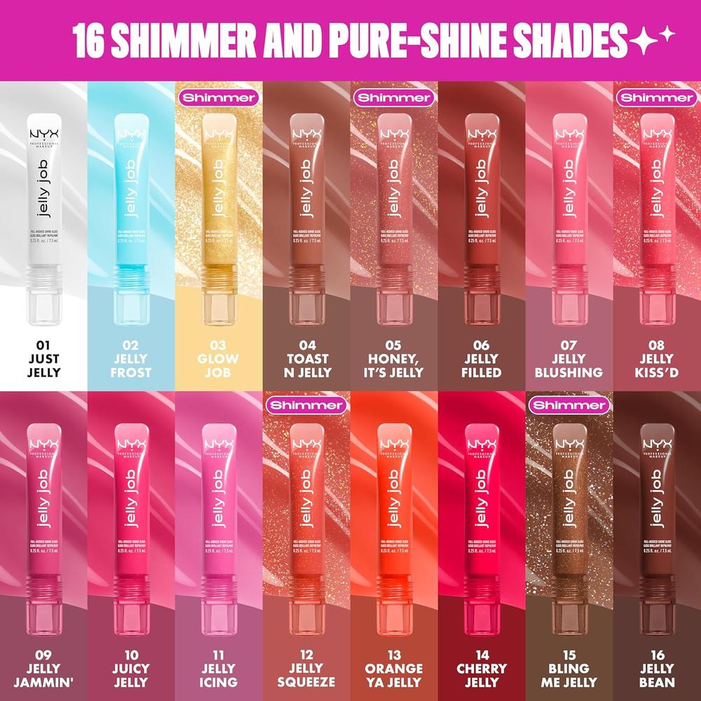 NYX JELLY JOB BRILLO DE LABIOS | 04 TOAST N' JELLY - 6