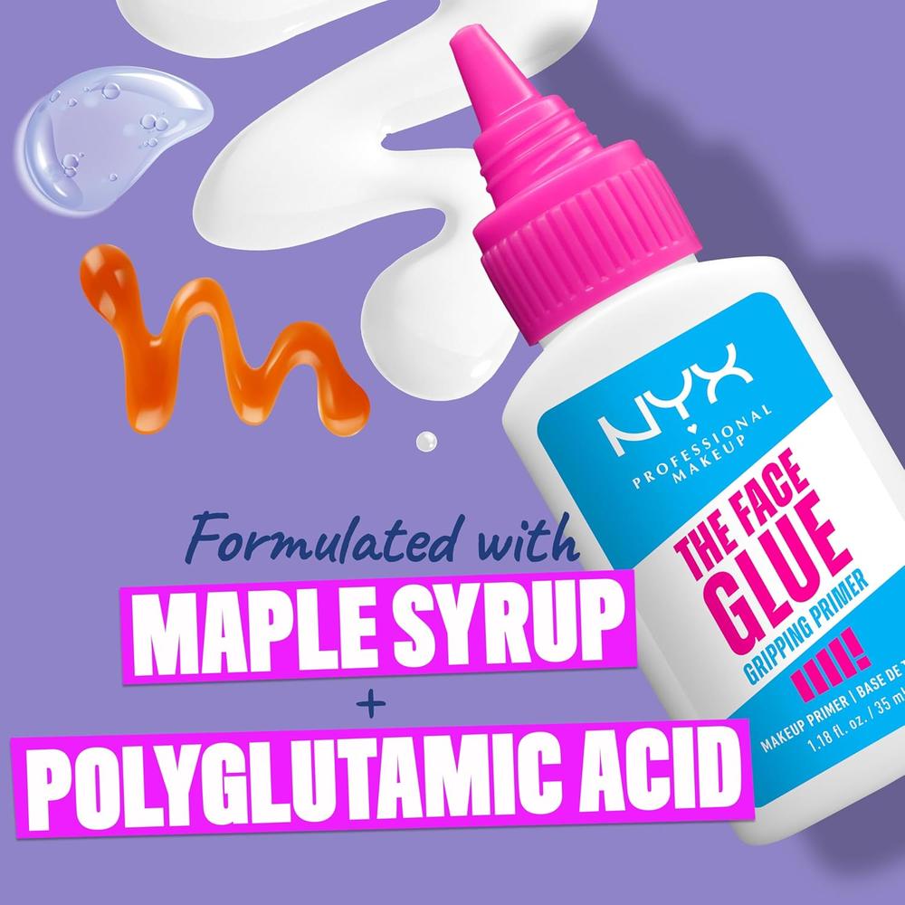 NYX THE FACE GLUE GRIPPING PRIMER PREBASE DE MAQUILLAJE | HIDRATANTE - 4