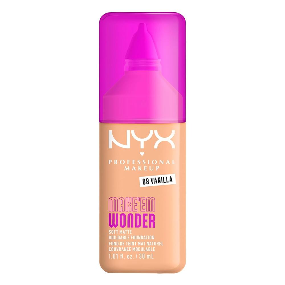NYX MAKE 'EM WONDER BASE LÍQUIDA | 08 VANILLA - 1