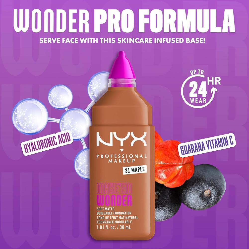 NYX MAKE 'EM WONDER BASE LÍQUIDA | 31 MAPLE - 4