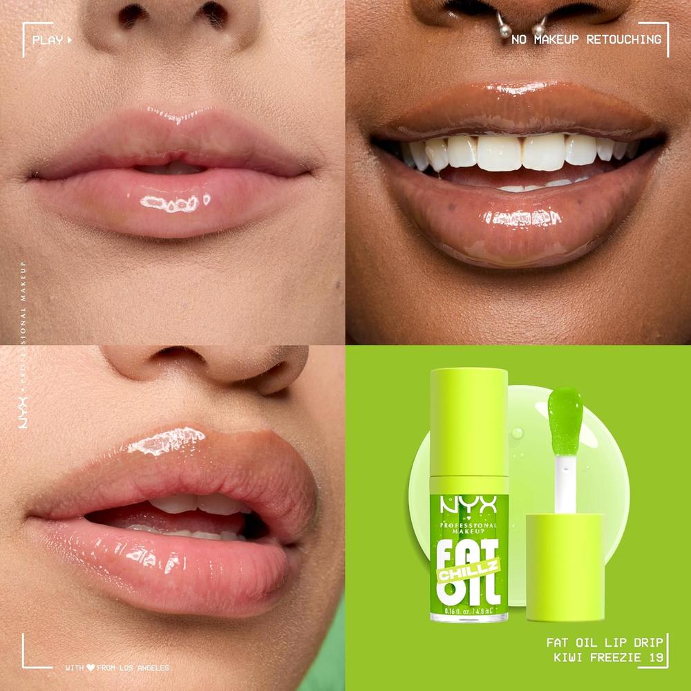 NYX FAT OIL CHILLZ BRILLO DE LABIOS | 19 KIWI FREEZE - 2