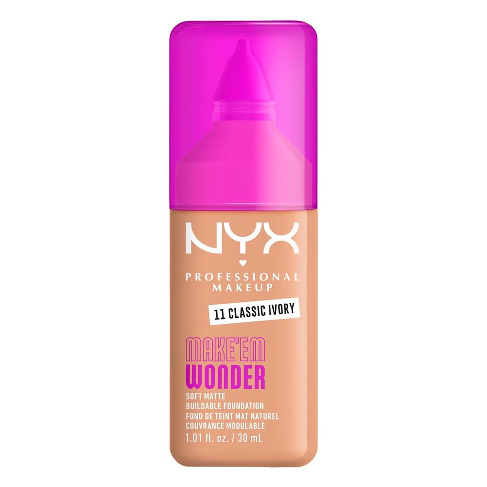 NYX MAKE 'EM WONDER BASE LÍQUIDA | 11 CLASSIC IVORY - 1