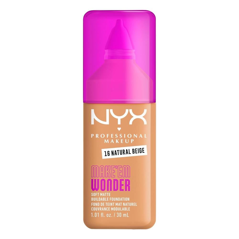 NYX MAKE 'EM WONDER BASE LÍQUIDA | 16 NATURAL BEIGE - 1