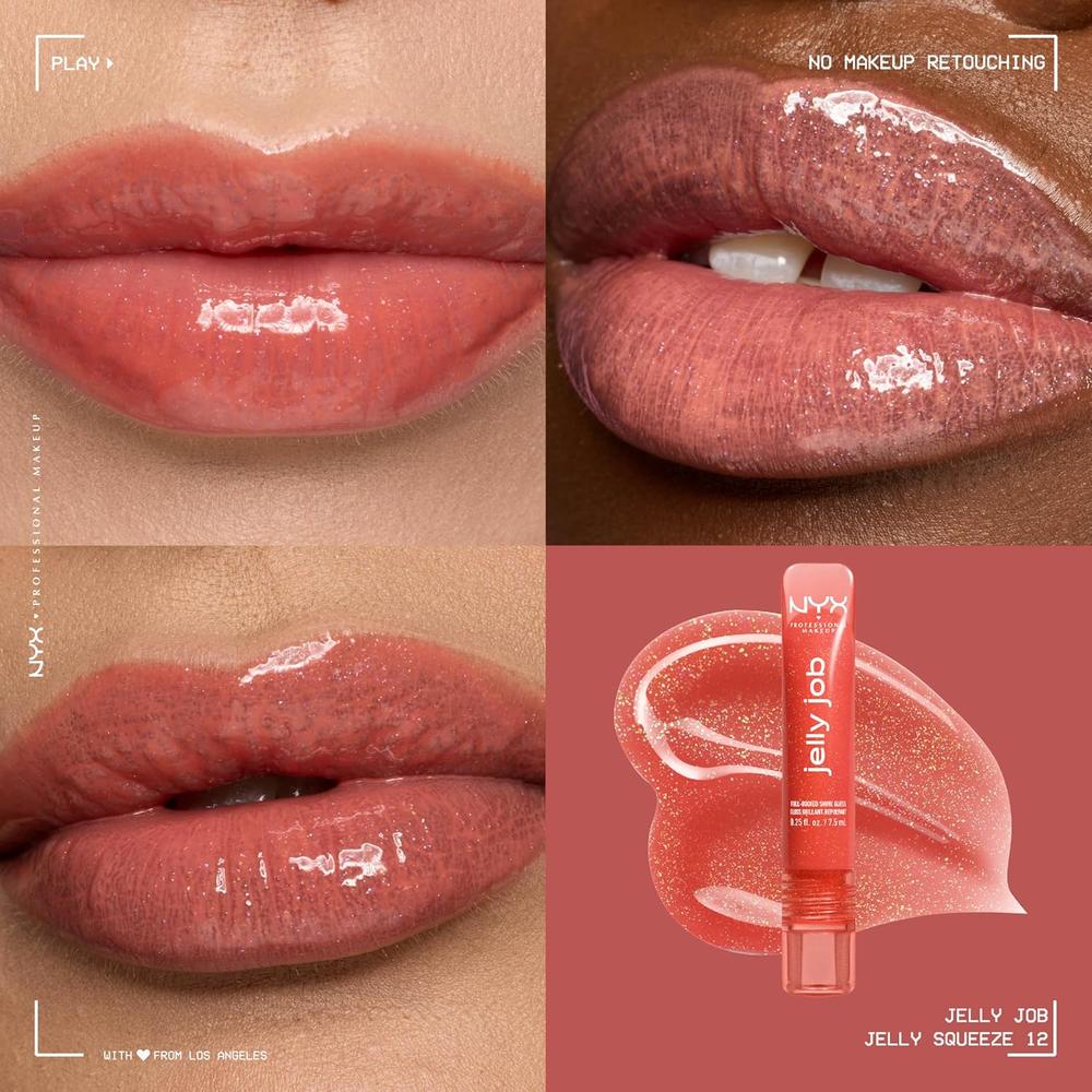 NYX JELLY JOB BRILLO DE LABIOS | 12 JELLY SQUEEZE (SHIMMER) - 2