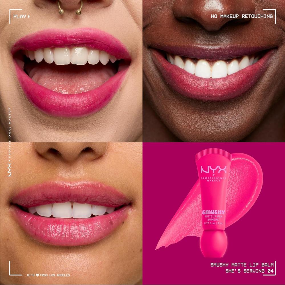NYX SOFT MATTE LIP BALM | 04 SHE'S SERVING - 2