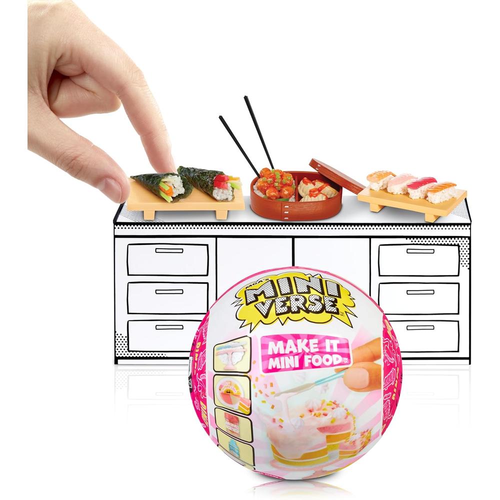 MGA MINIVERSE MAKE IT FOOD DINNER SUSHI PACK 3 - 5