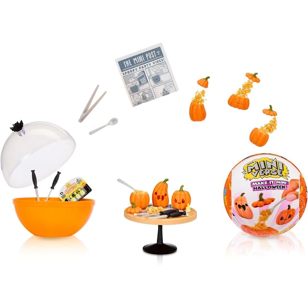 MGA MINIVERSE HALLOWEEN BEETLEJUICE PACK 3 COMIDA - 2
