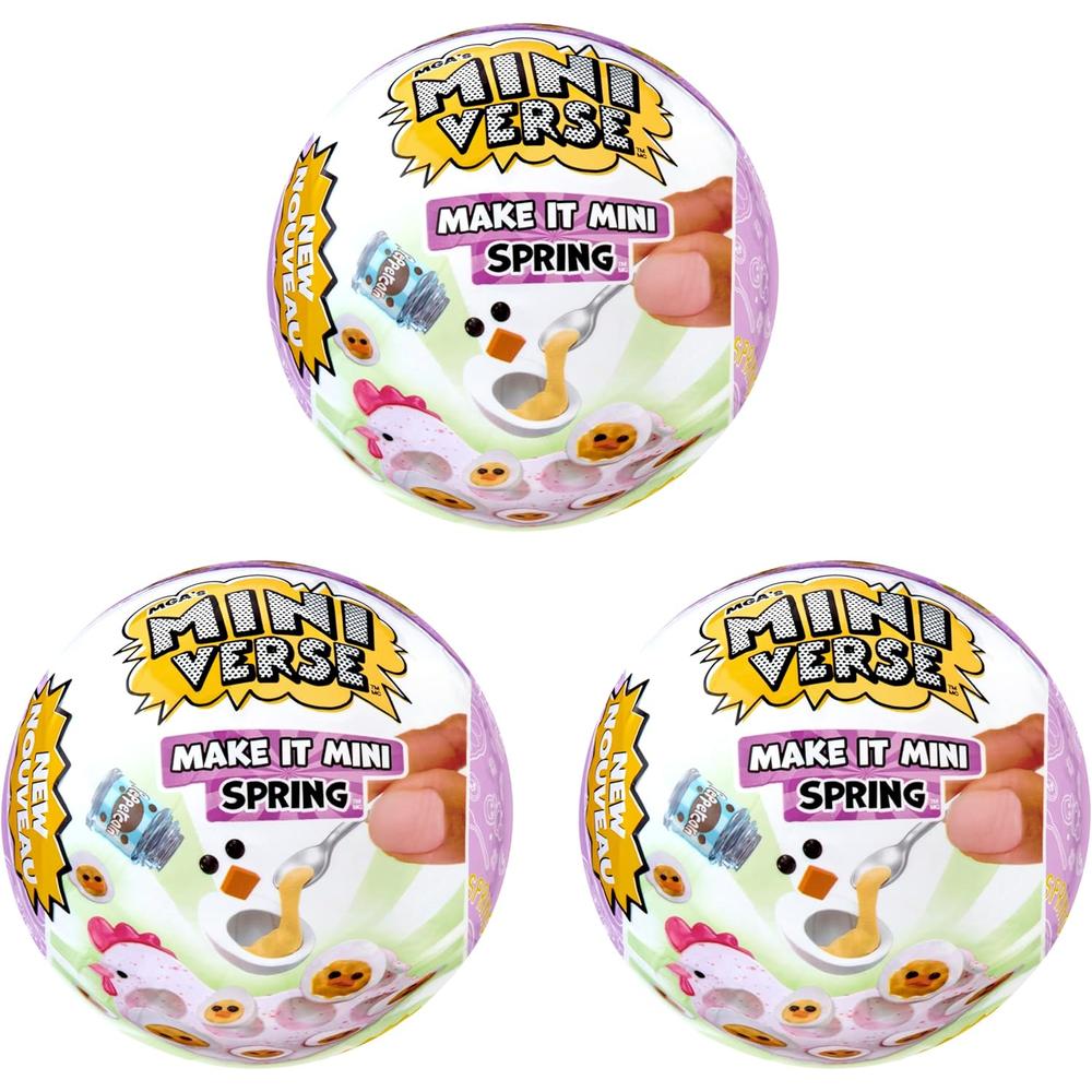 MGA MINIVERSE PRIMAVERA PASCUA PACK 3 COMIDA - 1