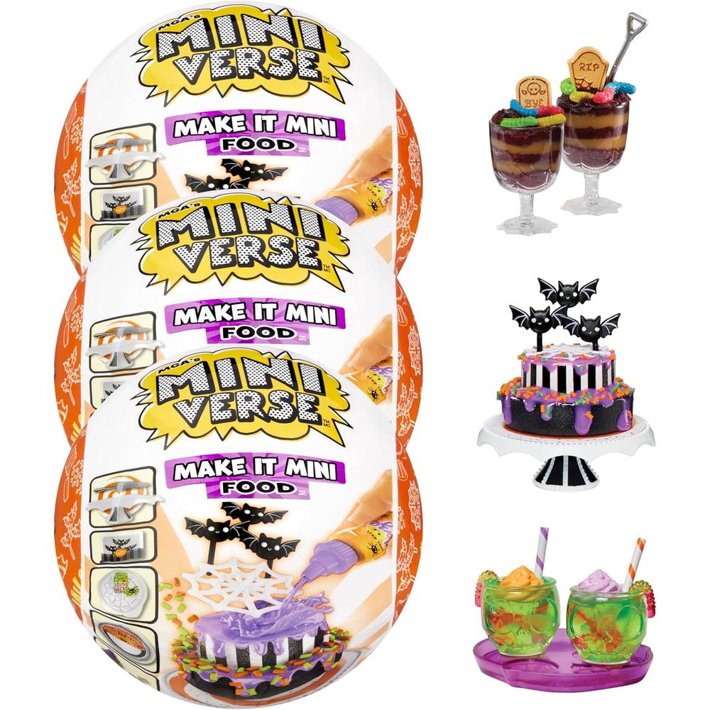 MGA MINIVERSE BEETLEJUICE COMIDA PACK 3 - 1