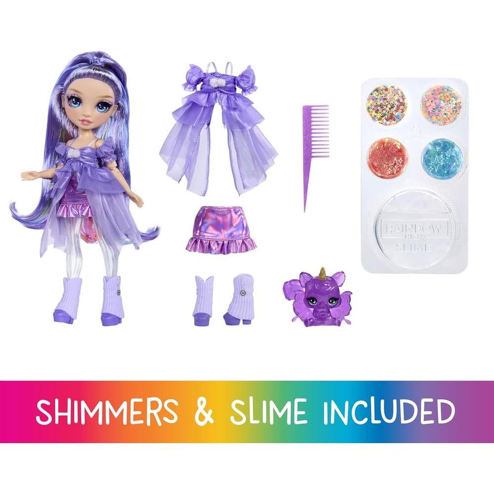 RAINBOW HIGH RAINBOW SHIMMERS MUÑECA CON SLIME - 2