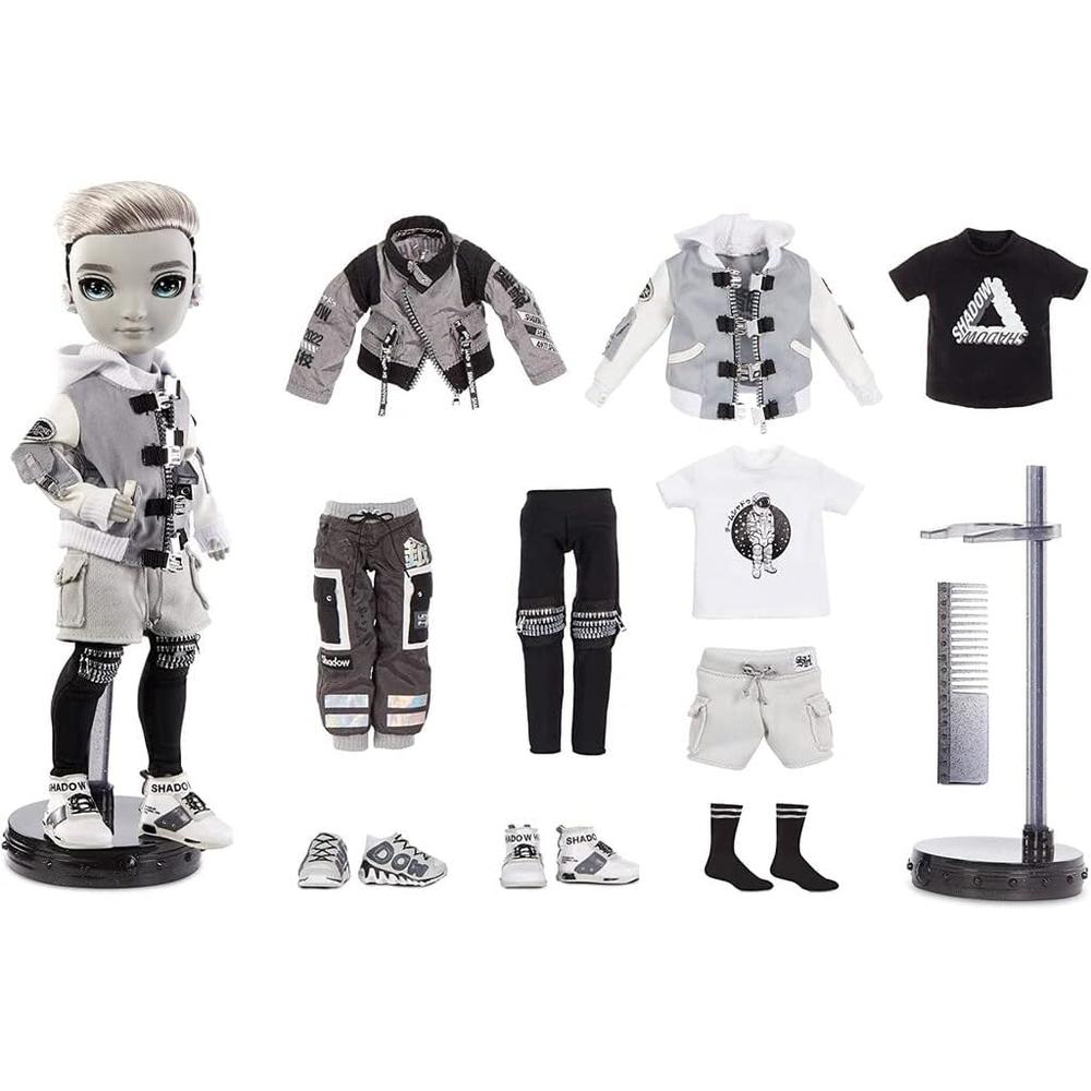 RAINBOW HIGH SHADOW ASH SILVERSTONE MUÑECA CON OUTFITS - 6
