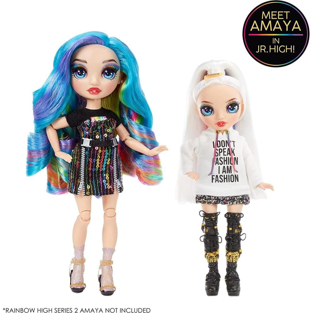 RAINBOW HIGH JR. HIGH AMAYA RAINE MUÑECA CON MOCHILA - 4