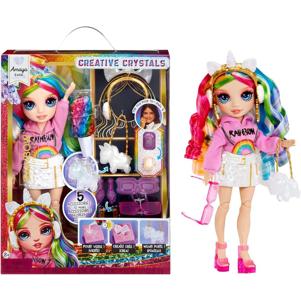RAINBOW HIGH AMAYA MUÑECA CREATIVE CRYSTALS - 1