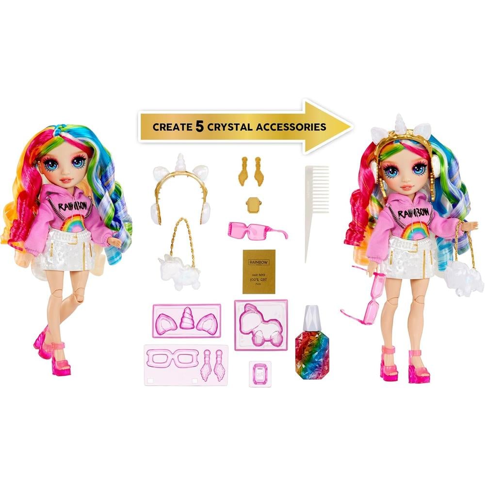 RAINBOW HIGH AMAYA MUÑECA CREATIVE CRYSTALS - 2