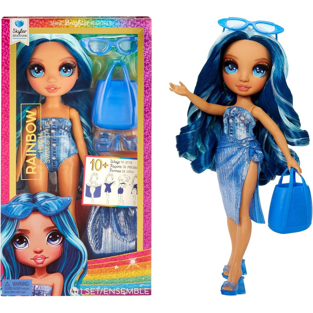 RAINBOW HIGH SWIM Y STYLE SKYLER MUÑECA - 1