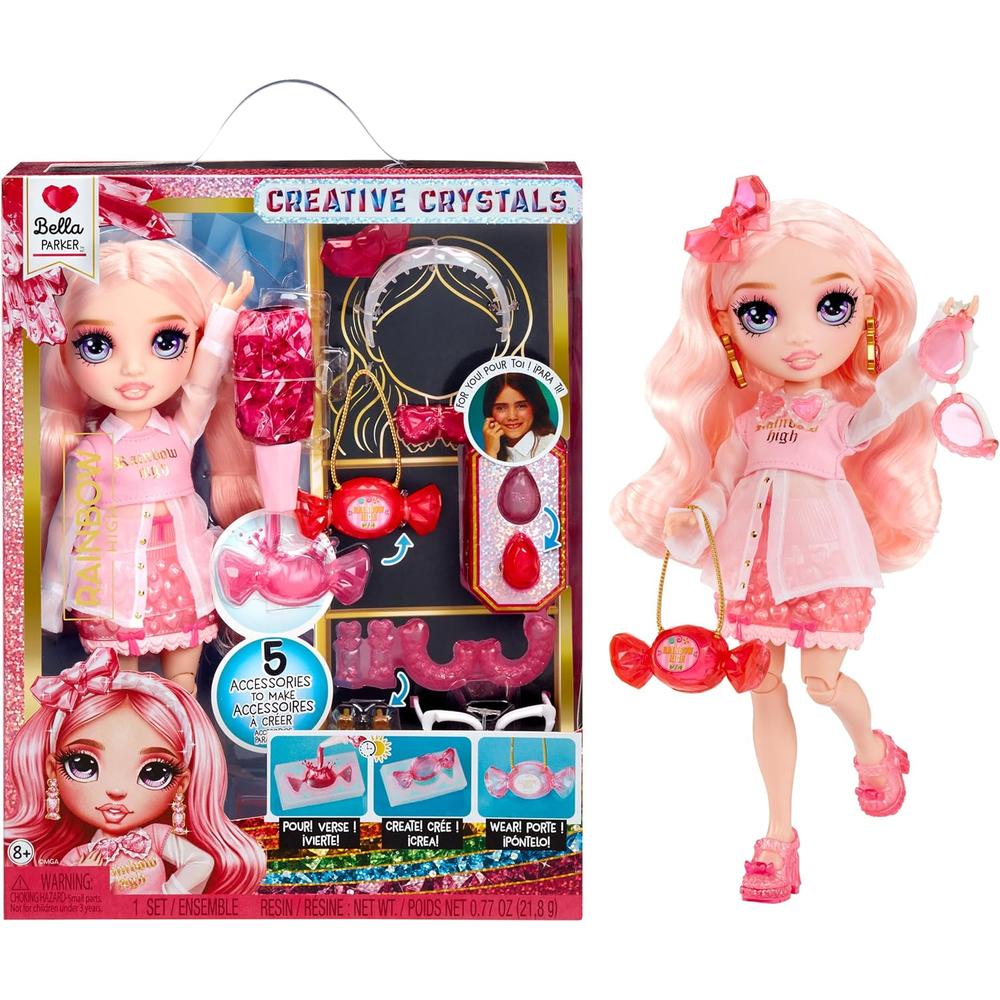 RAINBOW HIGH BELLA MUÑECA CREATIVE CRYSTALS - 1
