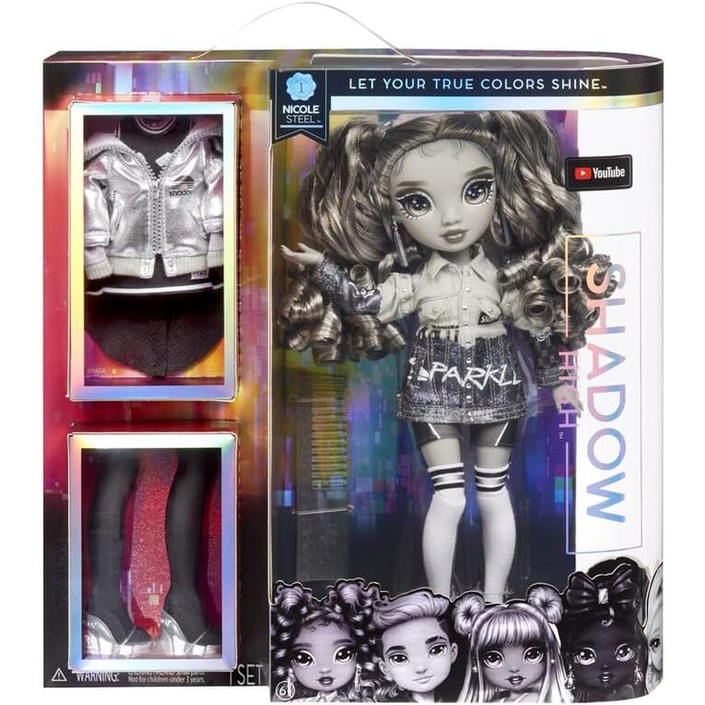 RAINBOW HIGH NICOLE STEEL MUÑECA CON ACCESORIOS - 4