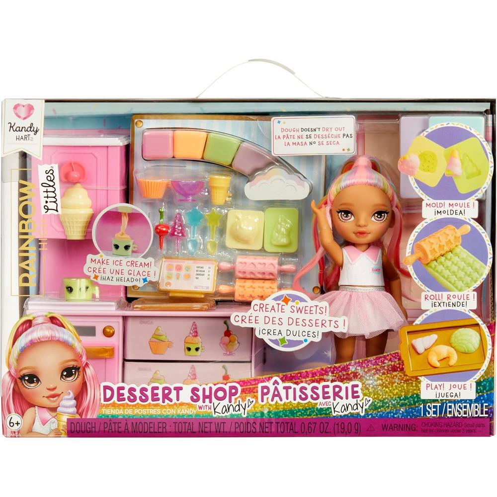 RAINBOW HIGH LITTLES TIENDA DE POSTRES CON MUÑECA - 1
