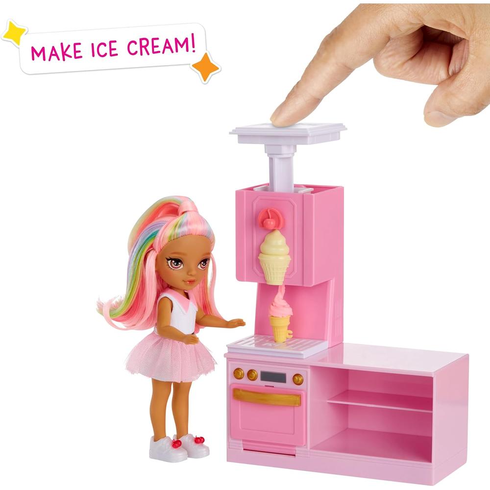 RAINBOW HIGH LITTLES TIENDA DE POSTRES CON MUÑECA - 4