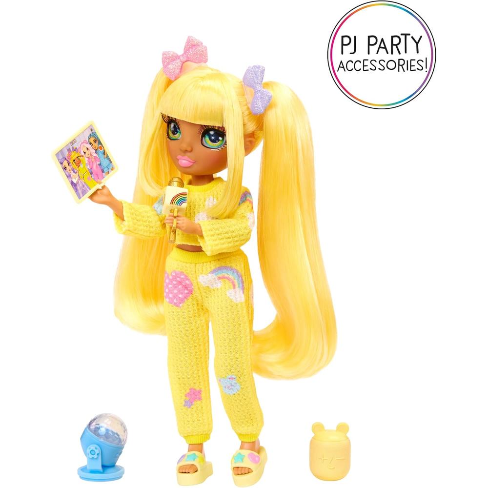 RAINBOW HIGH JR. PIJAMA PARTY MUÑECA RUBIA - 5