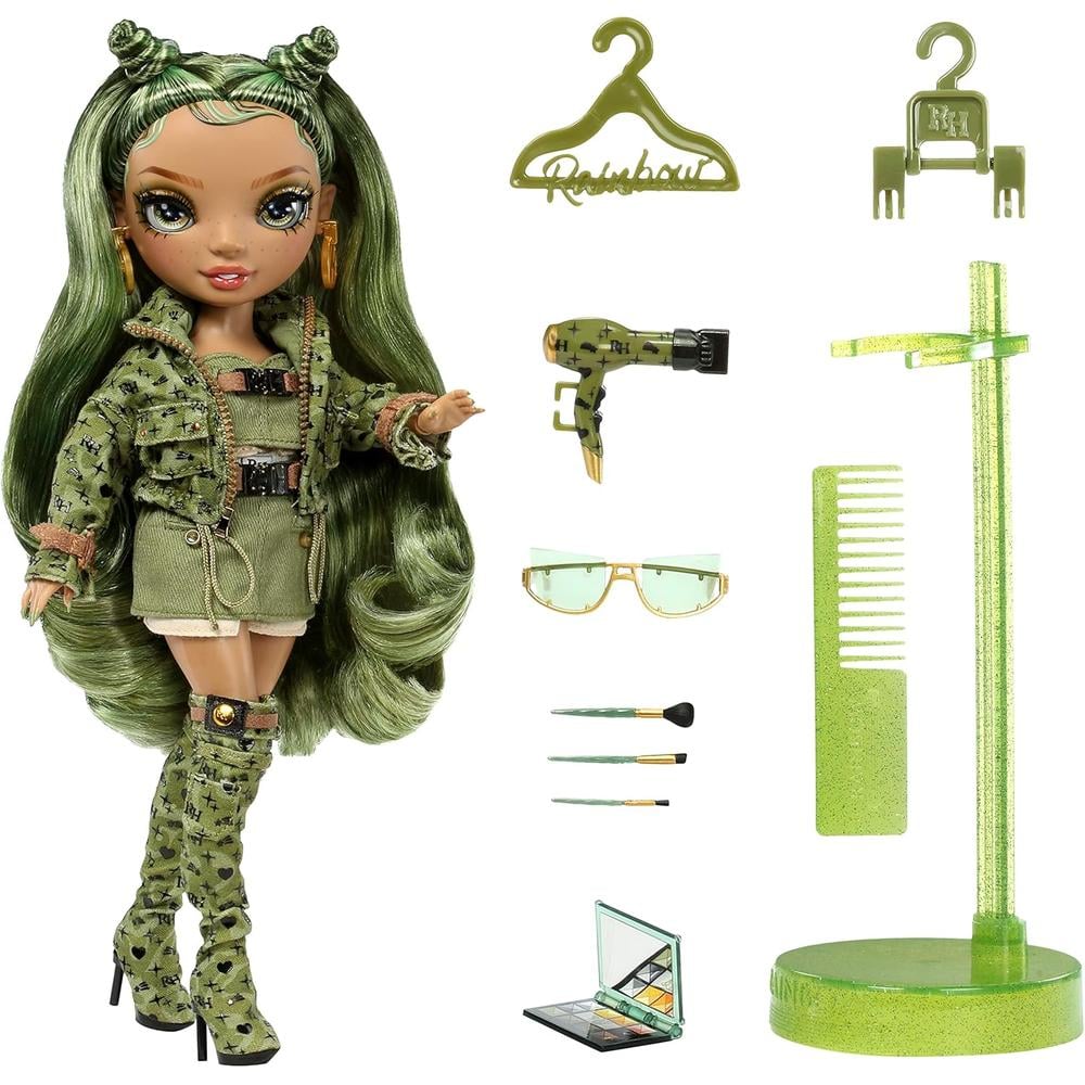 RAINBOW HIGH OLIVIA MUÑECA CAMUFLAJE CON ACCESORIOS - 2
