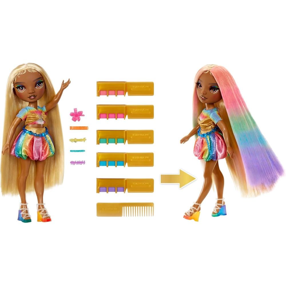 RAINBOW HIGH MELINE MUÑECA CON TIZA PARA PEINAR - 2