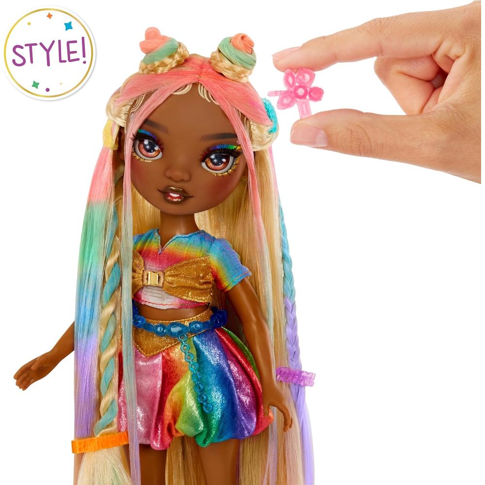 RAINBOW HIGH MELINE MUÑECA CON TIZA PARA PEINAR - 4