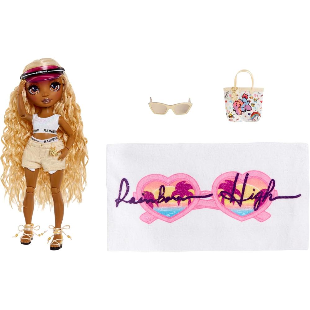 RAINBOW HIGH PACIFIC COAST HARPER DUNE MUÑECA ACCESORIOS PISCINA - 2