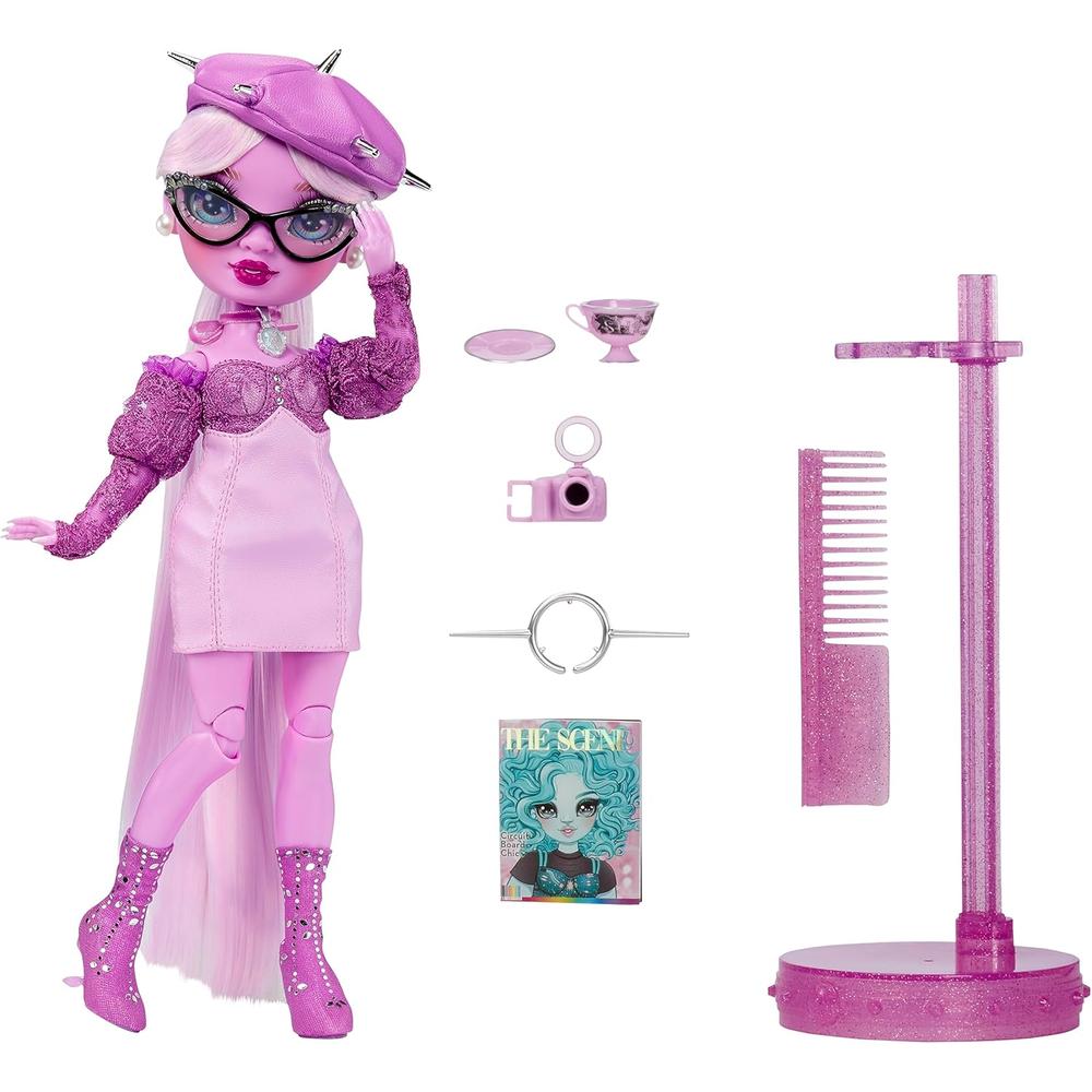RAINBOW HIGH SHADOW HIGH LAVENDER MUÑECA MORADA CON ACCESORIOS - 1