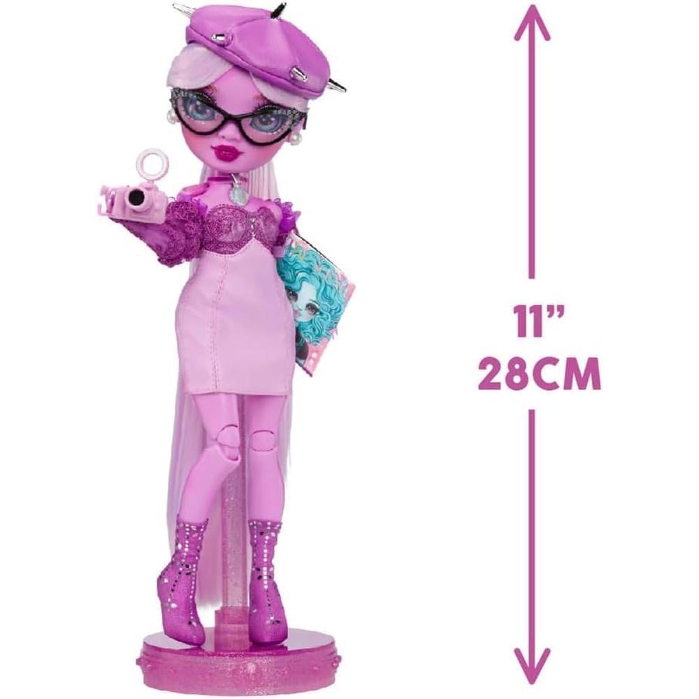 RAINBOW HIGH SHADOW HIGH LAVENDER MUÑECA MORADA CON ACCESORIOS - 3