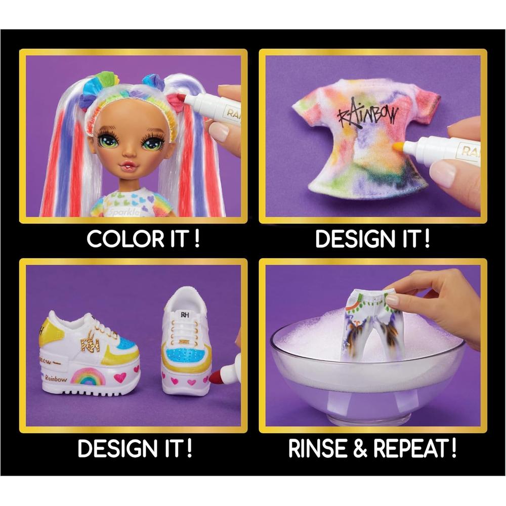 RAINBOW HIGH MUÑECA PARA COLOREAR OJOS VERDES - 6