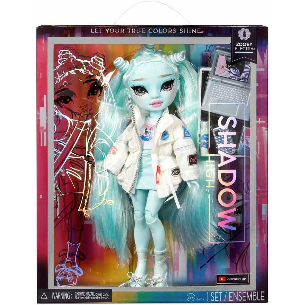 RAINBOW HIGH SHADOW HIGH ZOOEY ELECTRA MUÑECA - 4