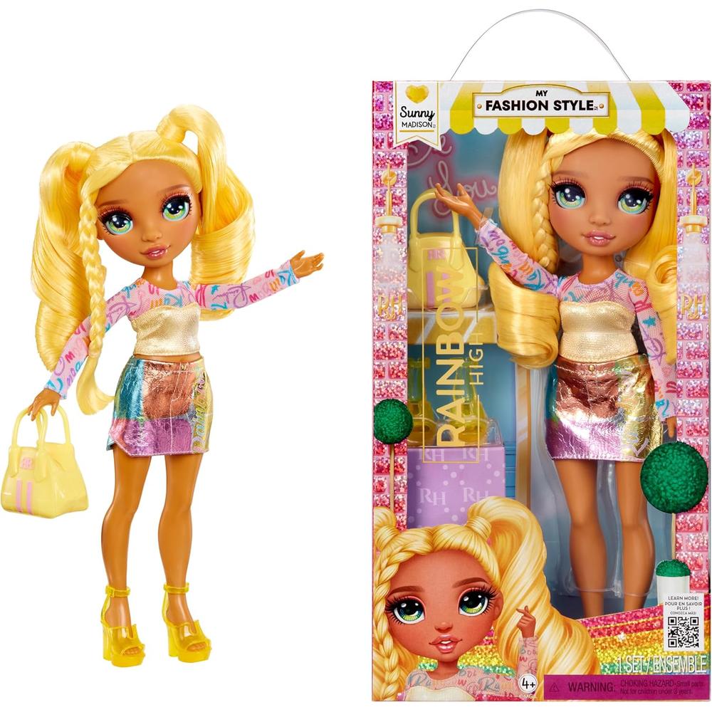 RAINBOW HIGH MY FASHION STYLE SUNNY MUÑECA AMARILLA - 1