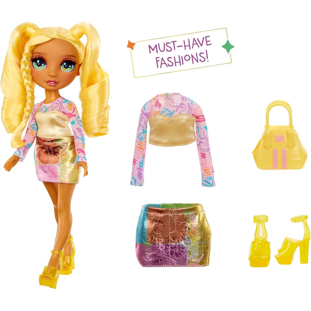 RAINBOW HIGH MY FASHION STYLE SUNNY MUÑECA AMARILLA - 2