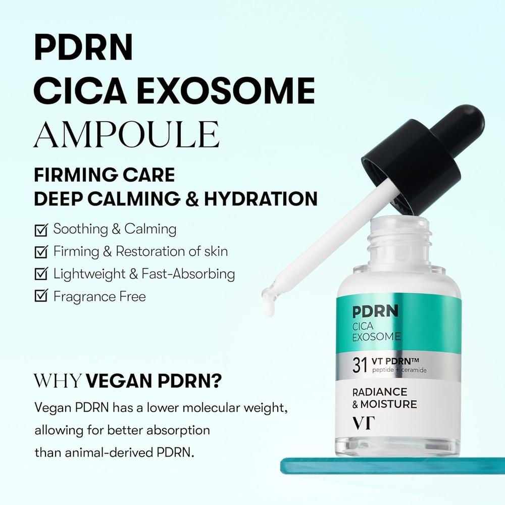 VT COSMETICS AMPOLLA CICA PDRN EXOSOMA 30ML - 2